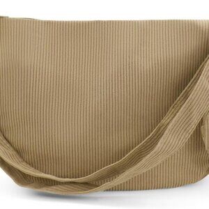 Elegant Khaki Crossbody Bag for Women - Large Capacity Canvas & Small Bag